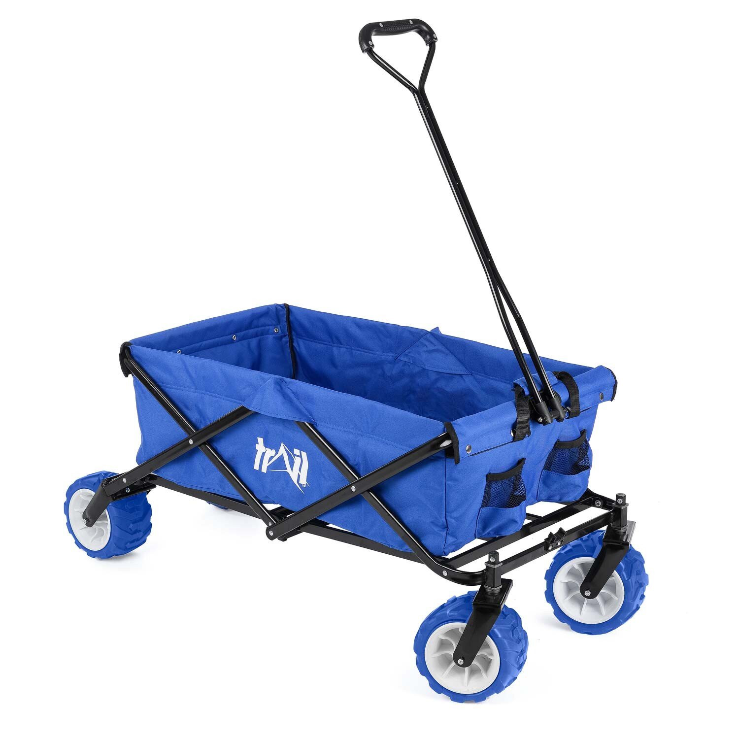 Collapsible Portable Camping Wagon Trolley Folding Wheeled Festival Carry Cart